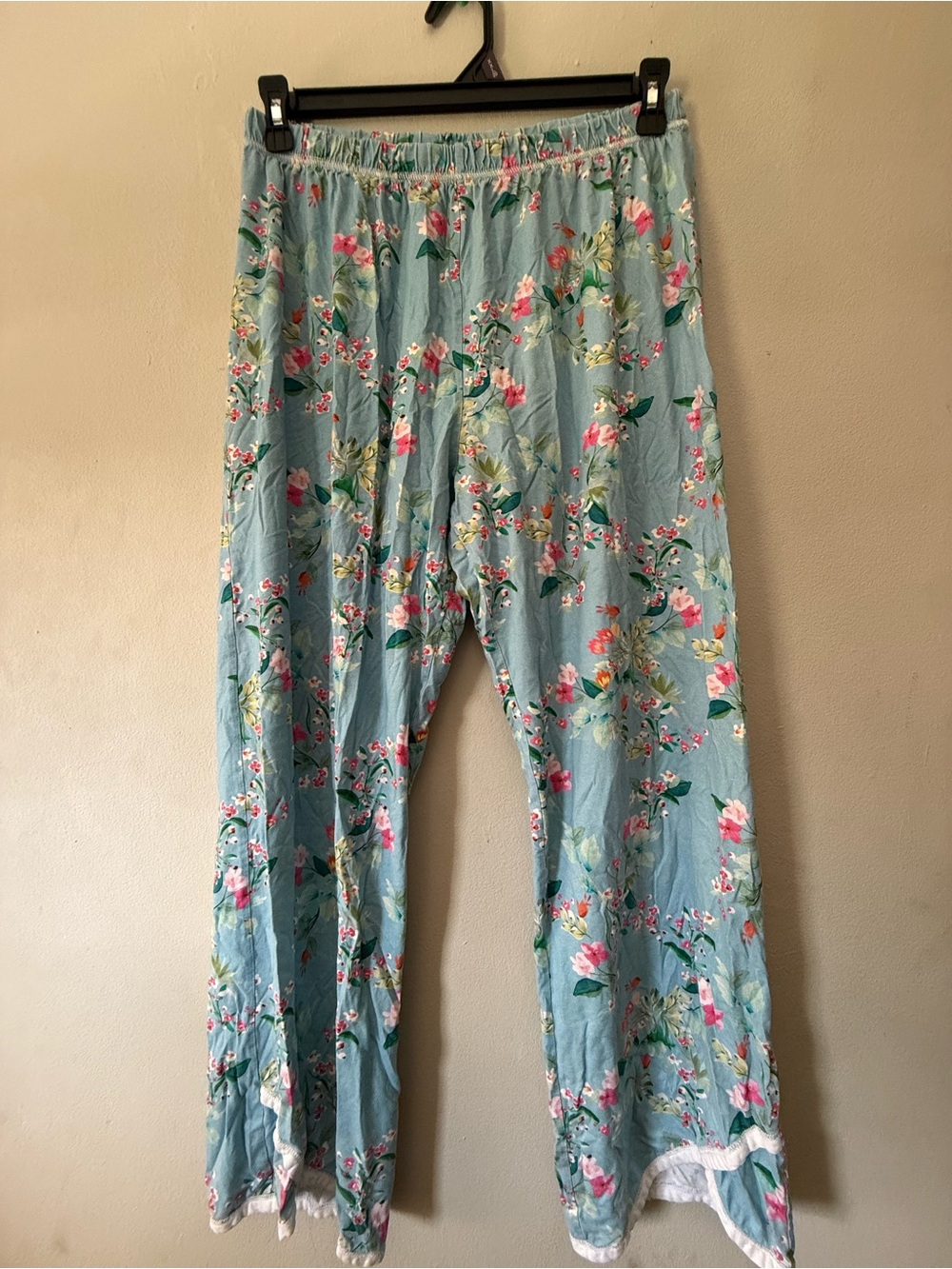 Garnet Hill Asian Wrap 100% Organic Cotton Pajamas - Size XL - Picture 3 of 7